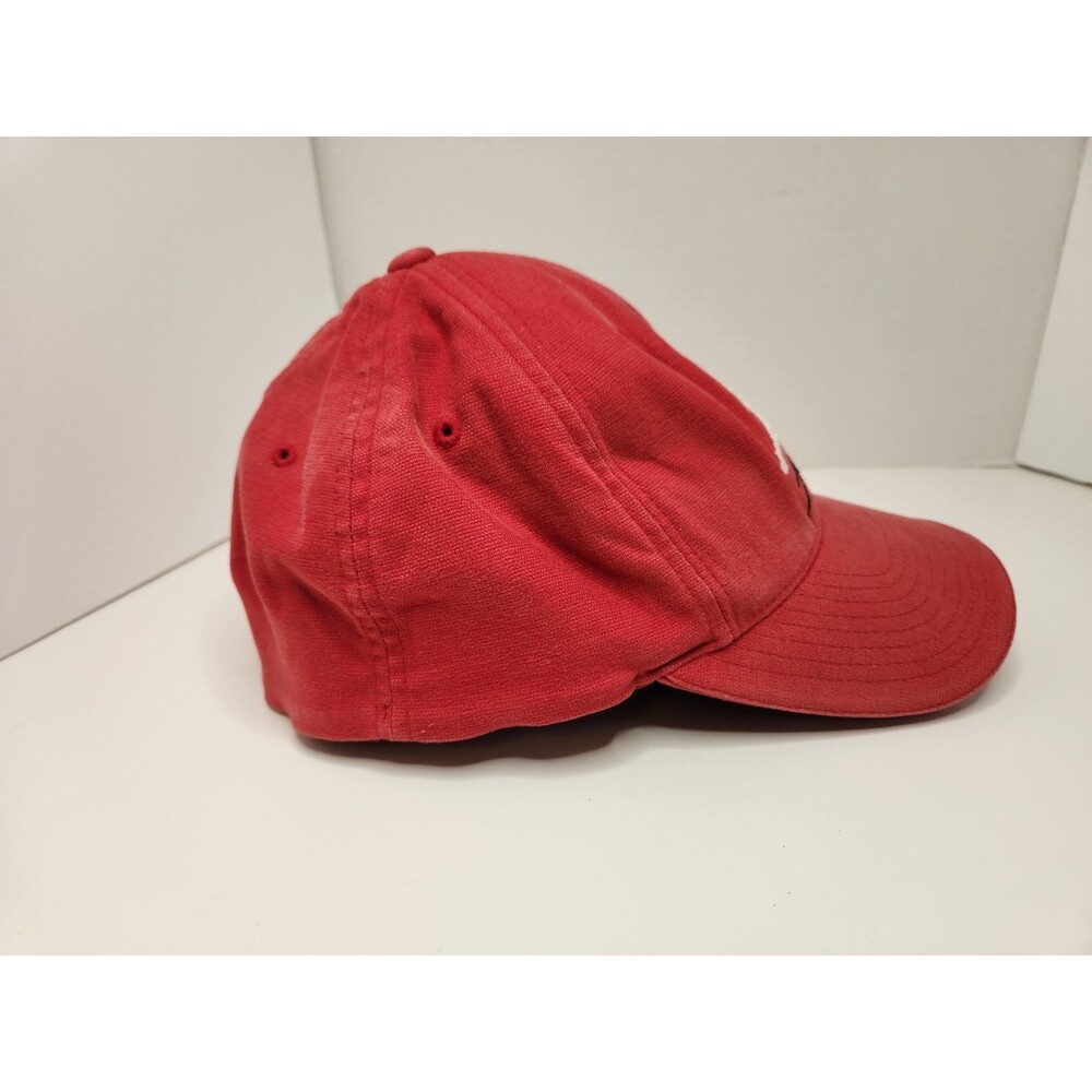 Nike Air Jordan Hat Cap Fitted S/M Red Flight‎ Jumpman Logo NBA Basketball - Picture 4 of 5